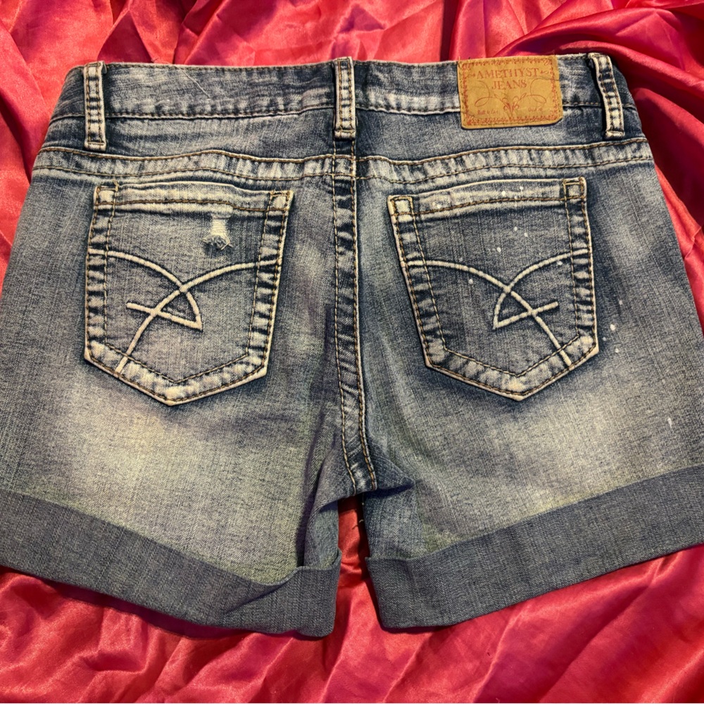 Amethyst Jeans Women's Blue Denim Shorts